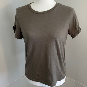 All Saints Olive Short Sleeve Tee